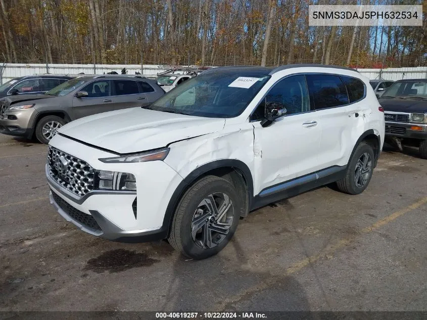 2023 Hyundai Santa Fe Sel VIN: 5NMS3DAJ5PH632534 Lot: 40619257