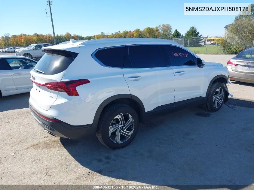 2023 Hyundai Santa Fe Sel VIN: 5NMS2DAJXPH508178 Lot: 40632155