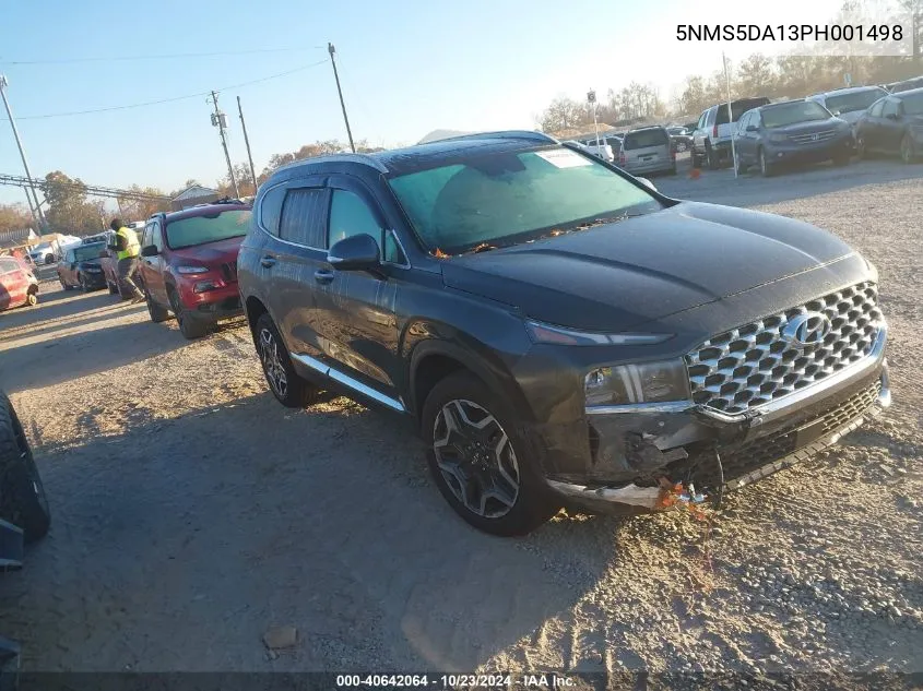 2023 Hyundai Santa Fe Hybrid Limited VIN: 5NMS5DA13PH001498 Lot: 40642064