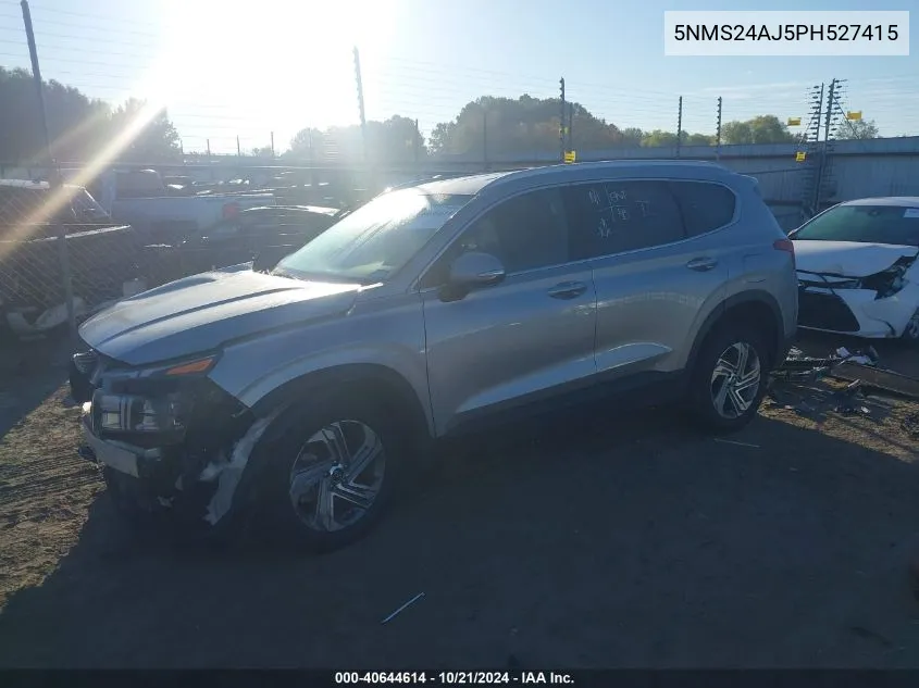 2023 Hyundai Santa Fe Sel VIN: 5NMS24AJ5PH527415 Lot: 40644614