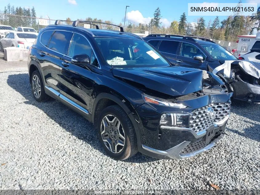 2023 Hyundai Santa Fe Limited VIN: 5NMS4DAL4PH621653 Lot: 40658837