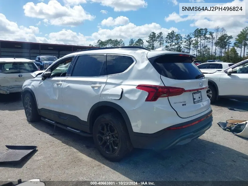 2023 Hyundai Santa Fe Xrt VIN: 5NMS64AJ2PH496824 Lot: 40663801