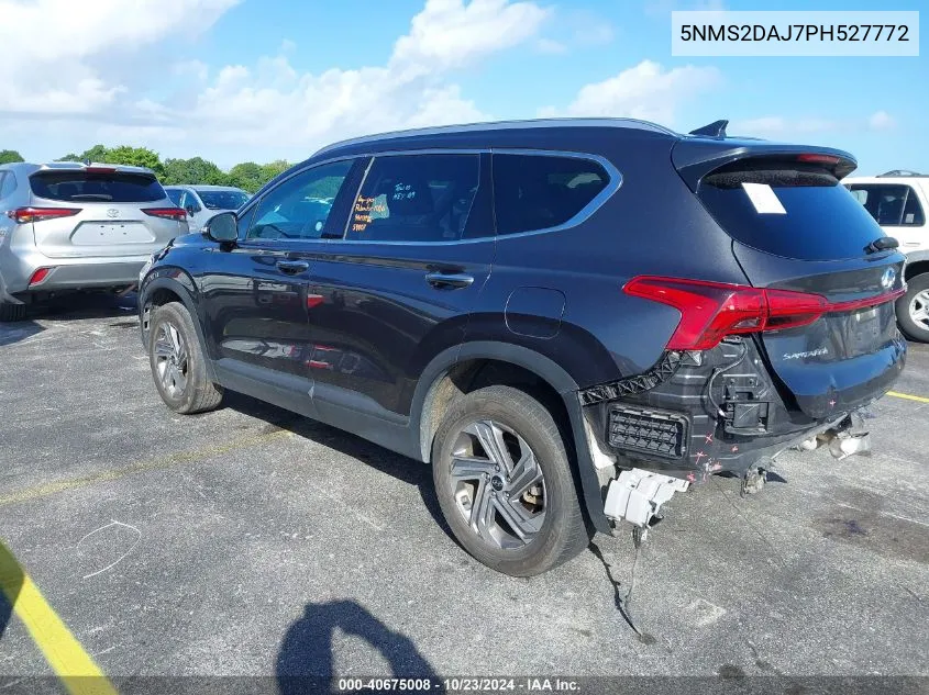 2023 Hyundai Santa Fe Sel VIN: 5NMS2DAJ7PH527772 Lot: 40675008