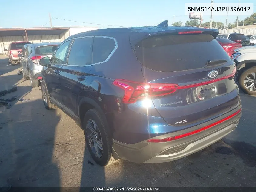 5NMS14AJ3PH596042 2023 Hyundai Santa Fe Se