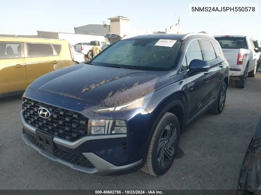 2023 Hyundai Santa Fe Sel VIN: 5NMS24AJ5PH550578 Lot: 40682795