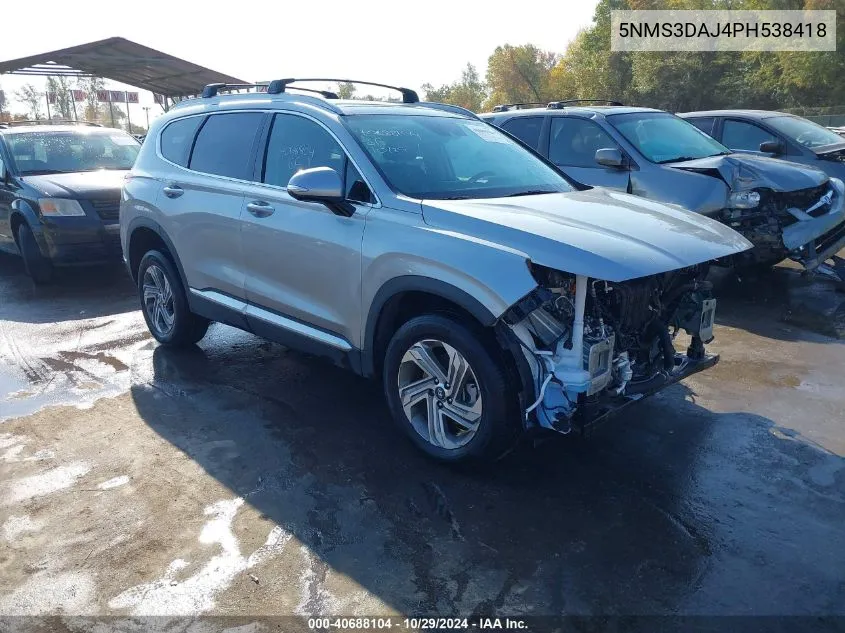 2023 Hyundai Santa Fe Sel VIN: 5NMS3DAJ4PH538418 Lot: 40688104