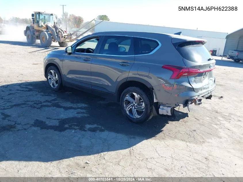 2023 Hyundai Santa Fe Se VIN: 5NMS14AJ6PH622388 Lot: 40703541