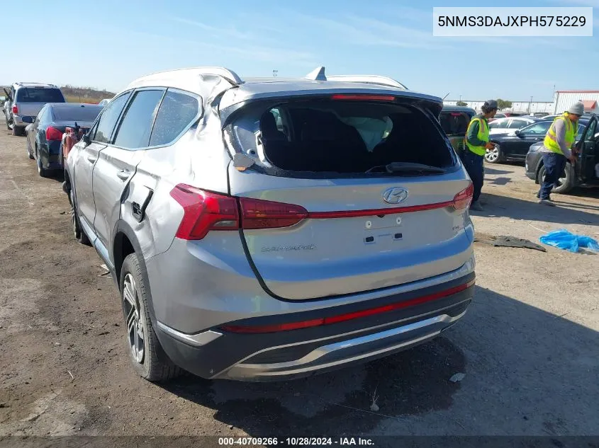 2023 Hyundai Santa Fe Sel VIN: 5NMS3DAJXPH575229 Lot: 40709266