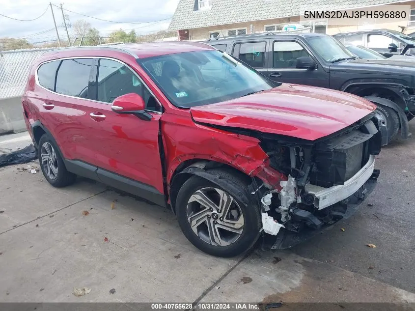 2023 Hyundai Santa Fe Sel VIN: 5NMS2DAJ3PH596880 Lot: 40755628