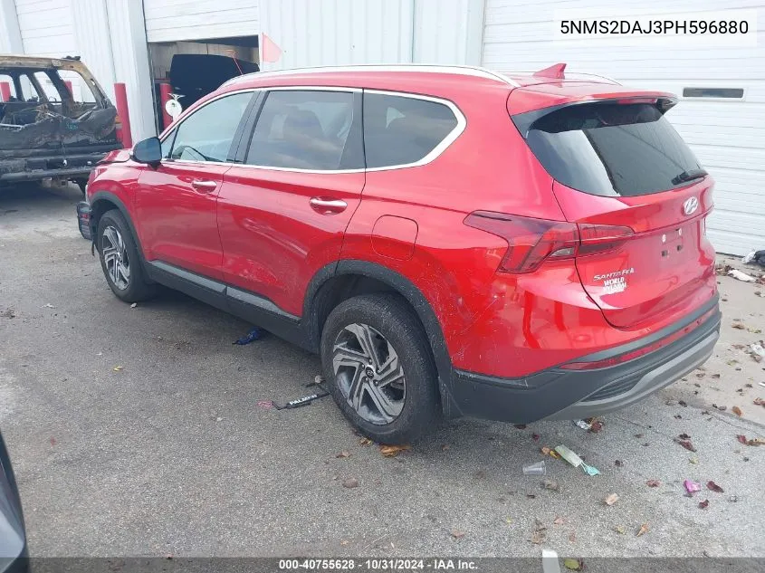 2023 Hyundai Santa Fe Sel VIN: 5NMS2DAJ3PH596880 Lot: 40755628