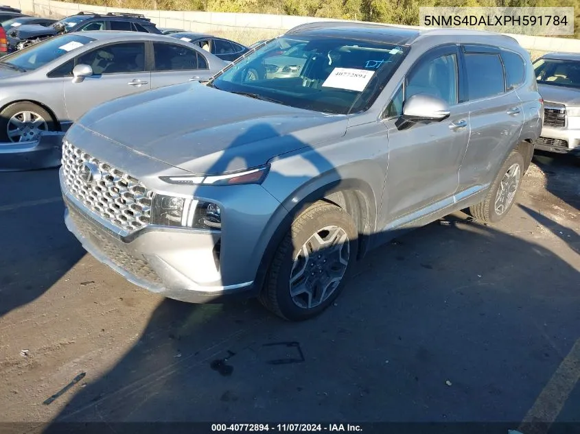 2023 Hyundai Santa Fe Limited VIN: 5NMS4DALXPH591784 Lot: 40772894