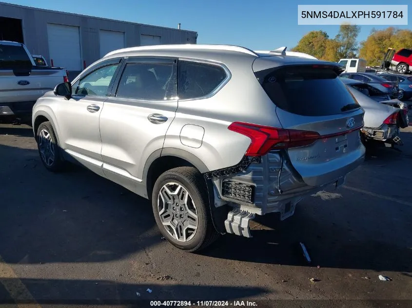 2023 Hyundai Santa Fe Limited VIN: 5NMS4DALXPH591784 Lot: 40772894