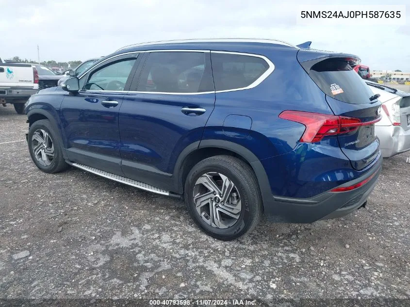 5NMS24AJ0PH587635 2023 Hyundai Santa Fe Sel