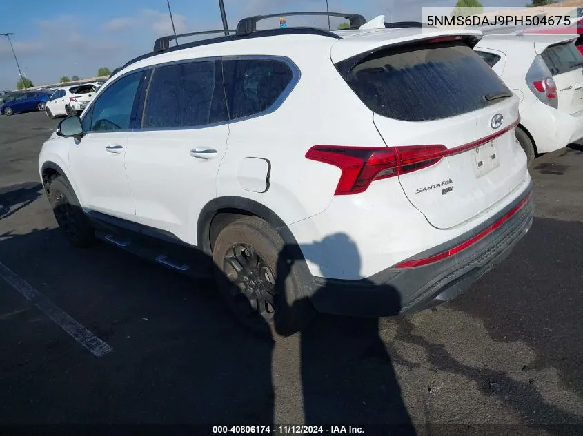 2023 Hyundai Santa Fe Xrt VIN: 5NMS6DAJ9PH504675 Lot: 40806174