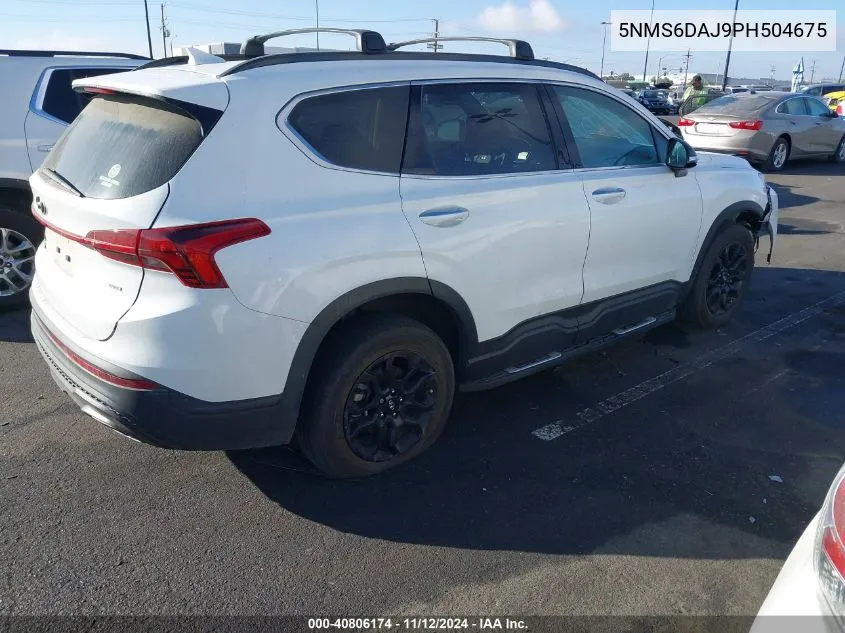 2023 Hyundai Santa Fe Xrt VIN: 5NMS6DAJ9PH504675 Lot: 40806174