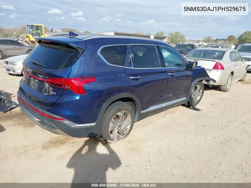 2023 Hyundai Santa Fe Sel VIN: 5NMS3DAJ1PH529675 Lot: 40813498