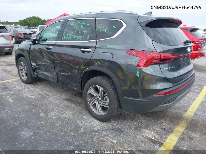 2023 Hyundai Santa Fe Sel VIN: 5NMS2DAJ9PH644799 Lot: 40839579