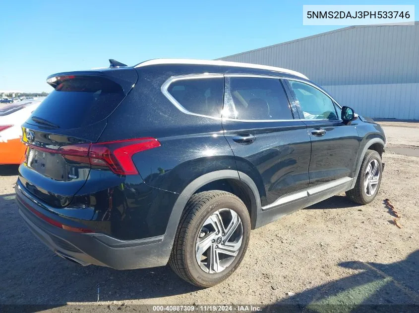 2023 Hyundai Santa Fe Sel VIN: 5NMS2DAJ3PH533746 Lot: 40887309