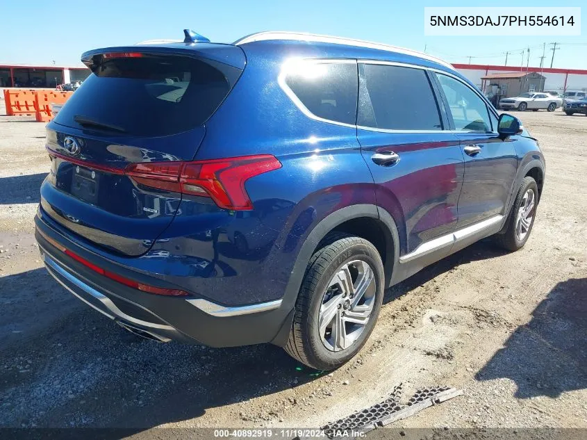 2023 Hyundai Santa Fe Sel VIN: 5NMS3DAJ7PH554614 Lot: 40892919