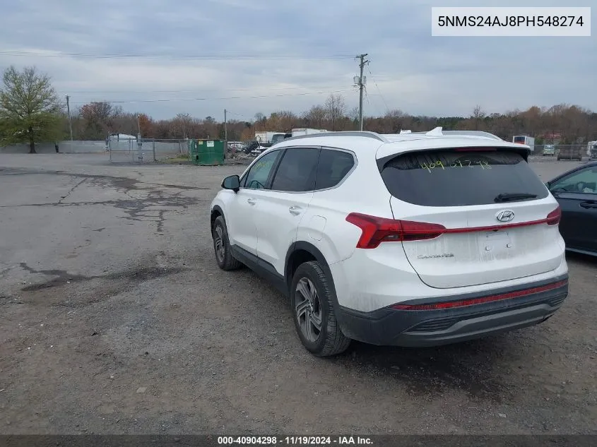 2023 Hyundai Santa Fe Sel VIN: 5NMS24AJ8PH548274 Lot: 40904298