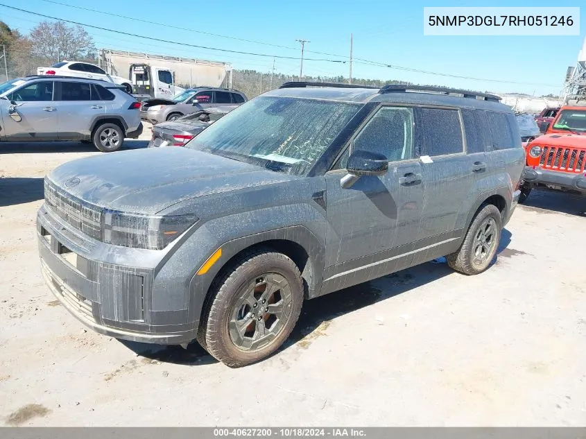 2024 Hyundai Santa Fe Xrt VIN: 5NMP3DGL7RH051246 Lot: 40627200