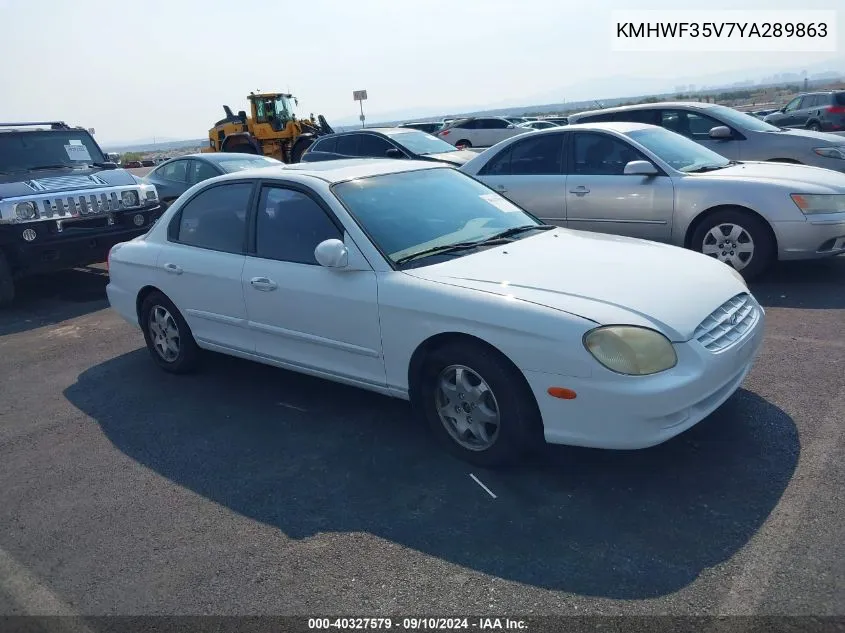 2000 Hyundai Sonata Gls V6 VIN: KMHWF35V7YA289863 Lot: 40327579