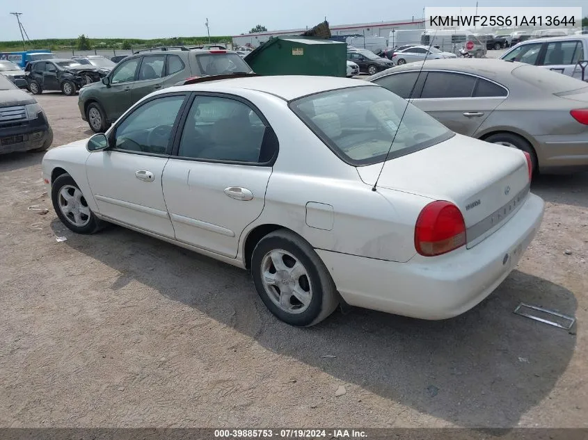 2001 Hyundai Sonata VIN: KMHWF25S61A413644 Lot: 39885753