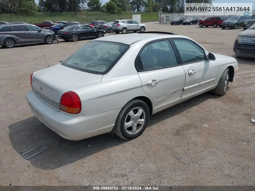 2001 Hyundai Sonata VIN: KMHWF25S61A413644 Lot: 39885753