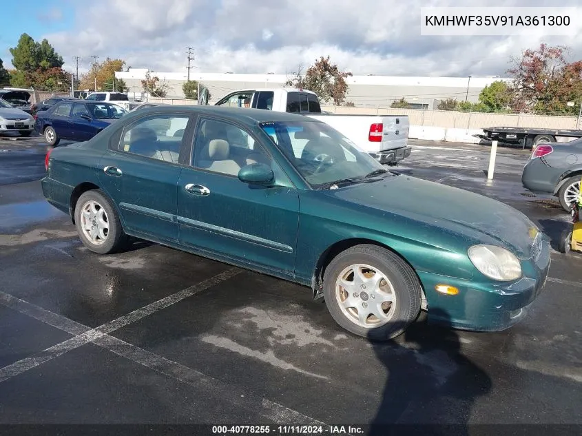 2001 Hyundai Sonata Gls/Gls W/Leather VIN: KMHWF35V91A361300 Lot: 40778255