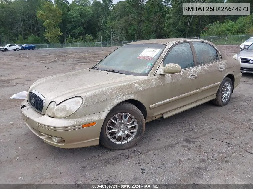 2002 Hyundai Sonata Gls VIN: KMHWF25HX2A644973 Lot: 40166721