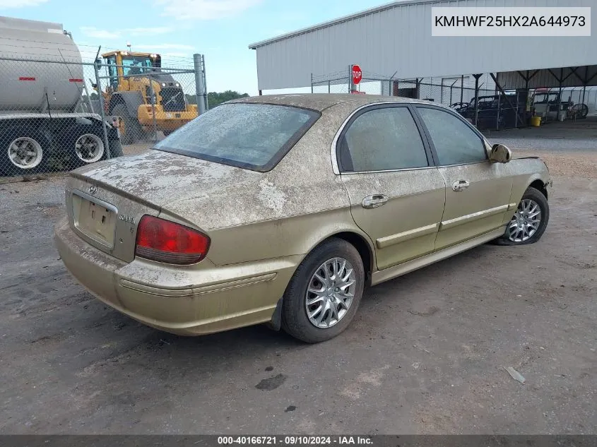 KMHWF25HX2A644973 2002 Hyundai Sonata Gls