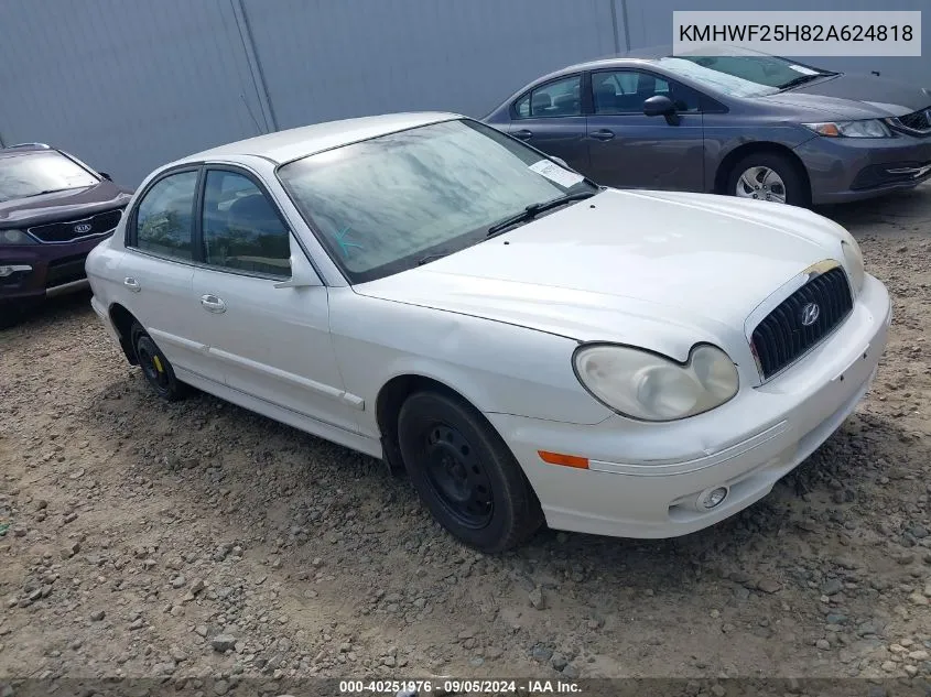 2002 Hyundai Sonata Gls VIN: KMHWF25H82A624818 Lot: 40251976