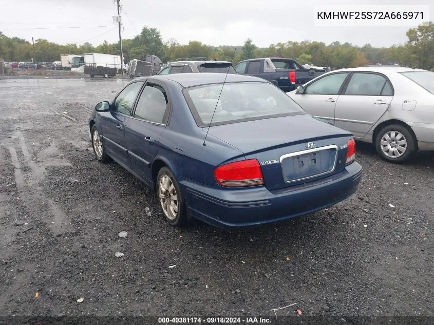 KMHWF25S72A665971 2002 Hyundai Sonata