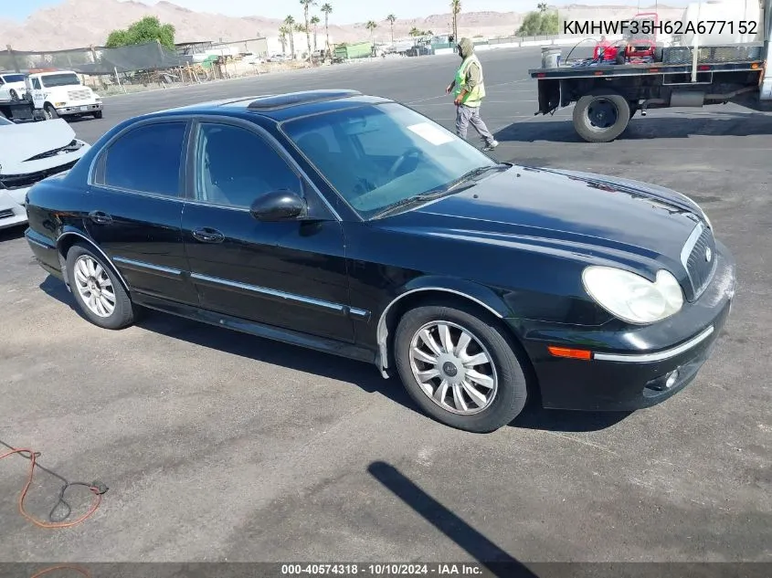 2002 Hyundai Sonata Gls/Lx VIN: KMHWF35H62A677152 Lot: 40574318