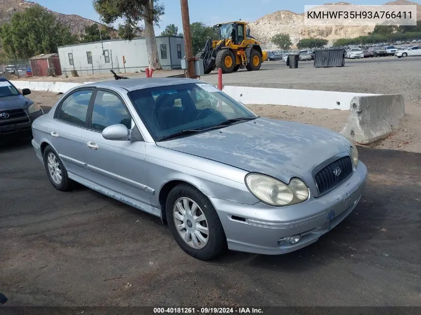 2003 Hyundai Sonata Gls/Lx VIN: KMHWF35H93A766411 Lot: 40181261