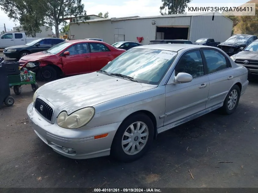 2003 Hyundai Sonata Gls/Lx VIN: KMHWF35H93A766411 Lot: 40181261