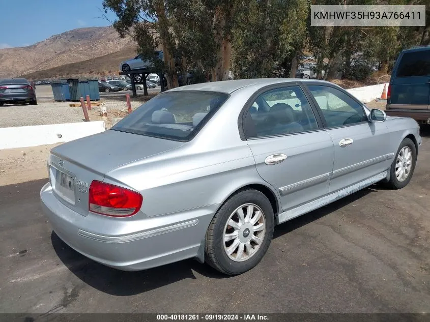 2003 Hyundai Sonata Gls/Lx VIN: KMHWF35H93A766411 Lot: 40181261