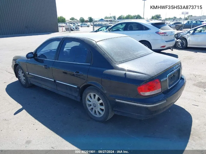 KMHWF35H53A873715 2003 Hyundai Sonata Gls/Lx