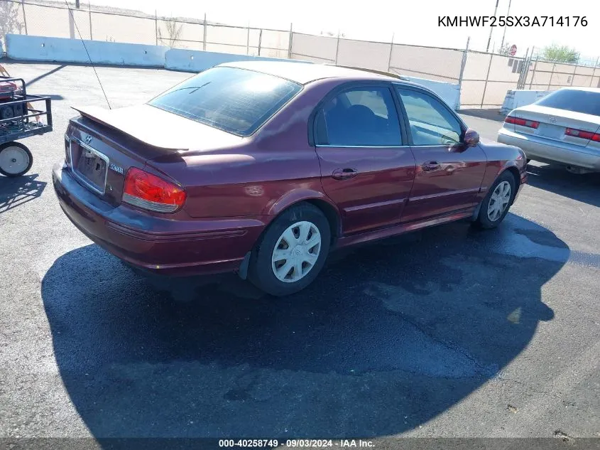 KMHWF25SX3A714176 2003 Hyundai Sonata