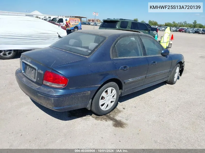 KMHWF25S13A720139 2003 Hyundai Sonata