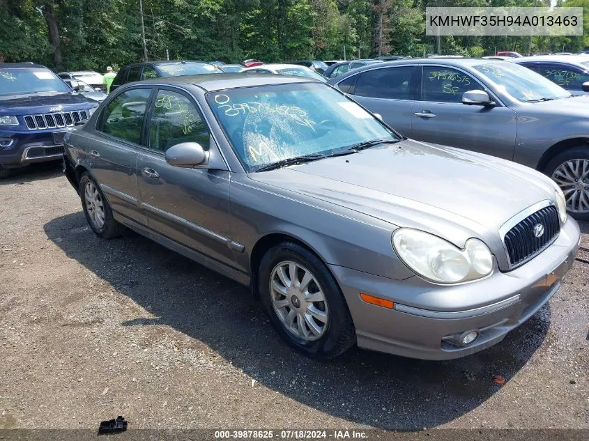 2004 Hyundai Sonata Gls/Lx VIN: KMHWF35H94A013463 Lot: 39878625