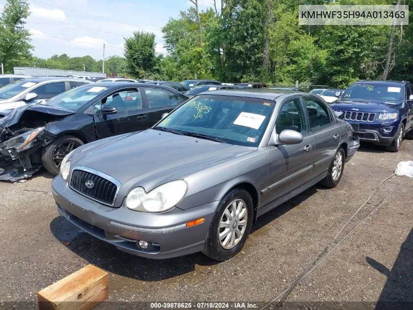 2004 Hyundai Sonata Gls/Lx VIN: KMHWF35H94A013463 Lot: 39878625