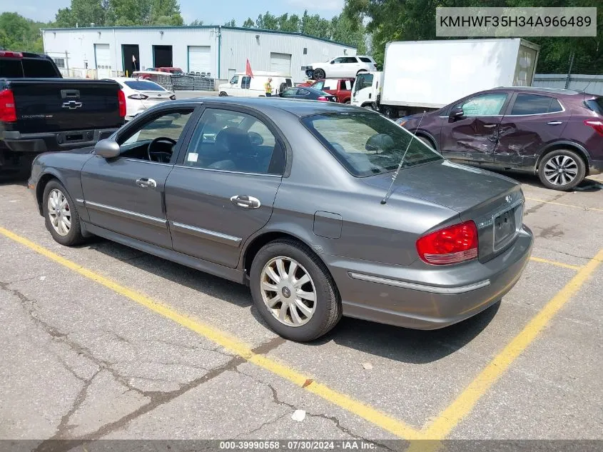 2004 Hyundai Sonata Gls/Lx VIN: KMHWF35H34A966489 Lot: 39990558