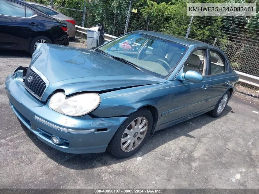 KMHWF35H34A083461 2004 Hyundai Sonata Gls/Lx