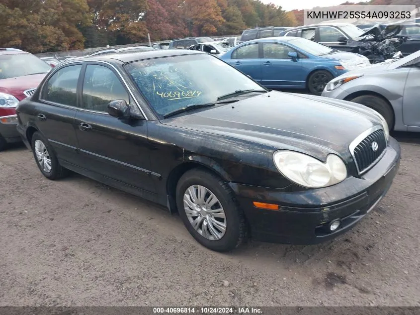 2004 Hyundai Sonata VIN: KMHWF25S54A093253 Lot: 40696814