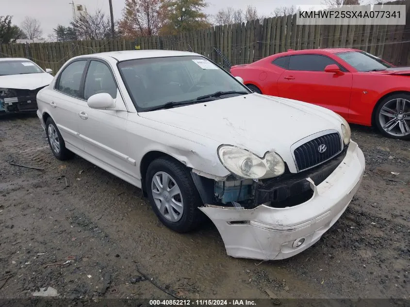 2004 Hyundai Sonata VIN: KMHWF25SX4A077341 Lot: 40852212