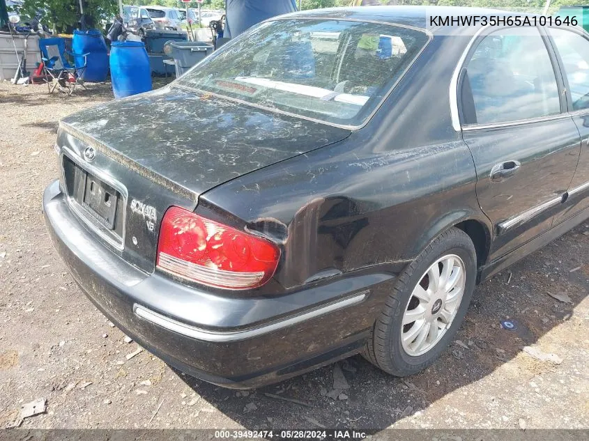 KMHWF35H65A101646 2005 Hyundai Sonata Gls/Lx