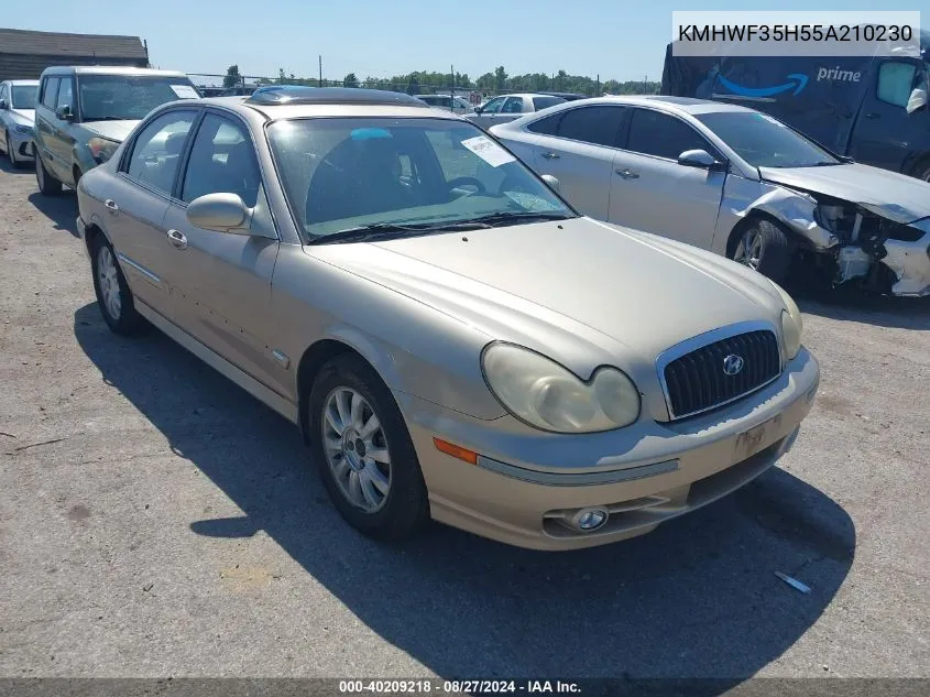 2005 Hyundai Sonata Gls/Lx VIN: KMHWF35H55A210230 Lot: 40209218