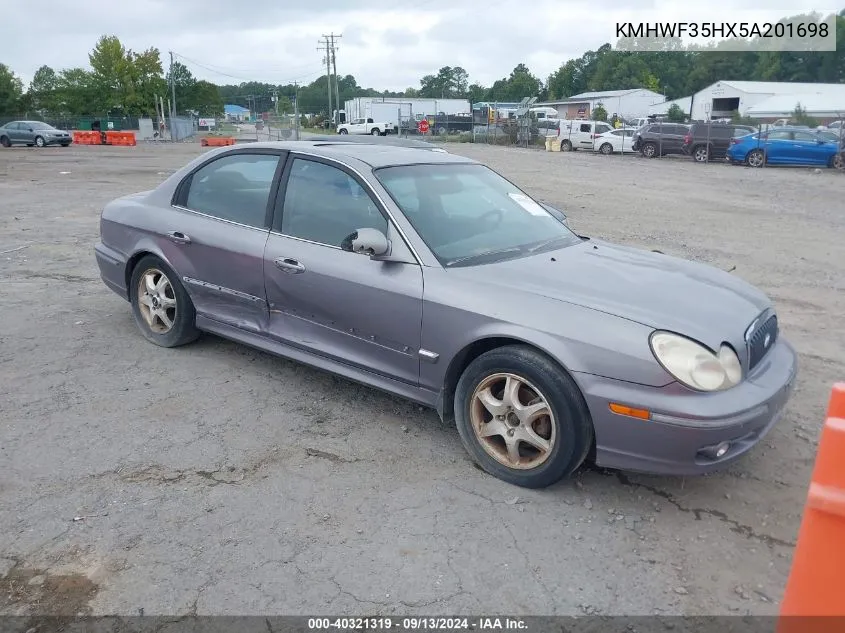 2005 Hyundai Sonata Gls/Lx VIN: KMHWF35HX5A201698 Lot: 40321319