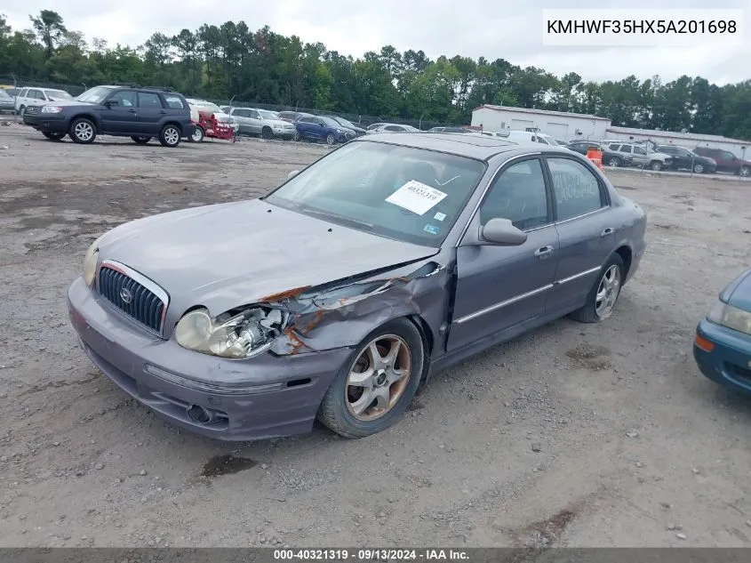 KMHWF35HX5A201698 2005 Hyundai Sonata Gls/Lx